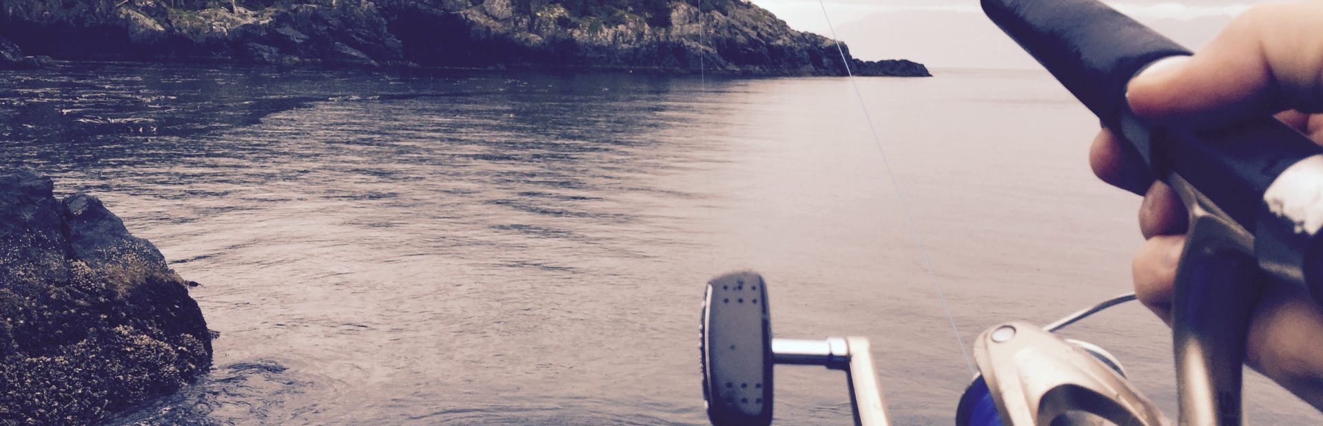 Individual casting a fishing line