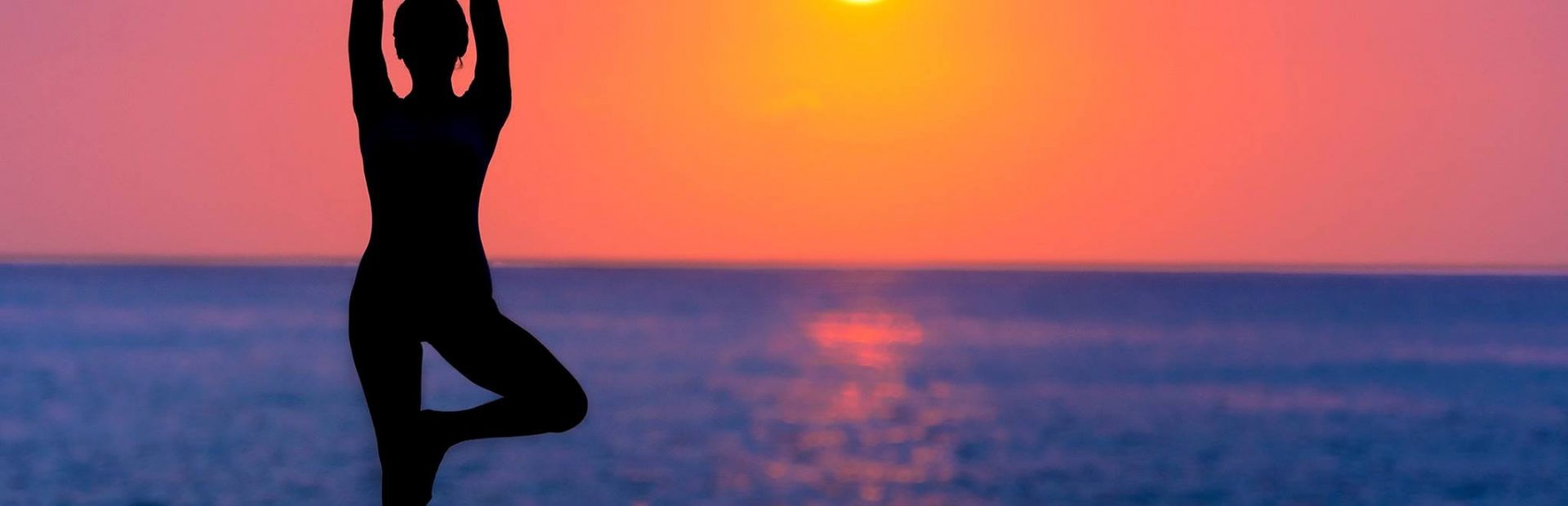 Woman doing a healing yoga pose
