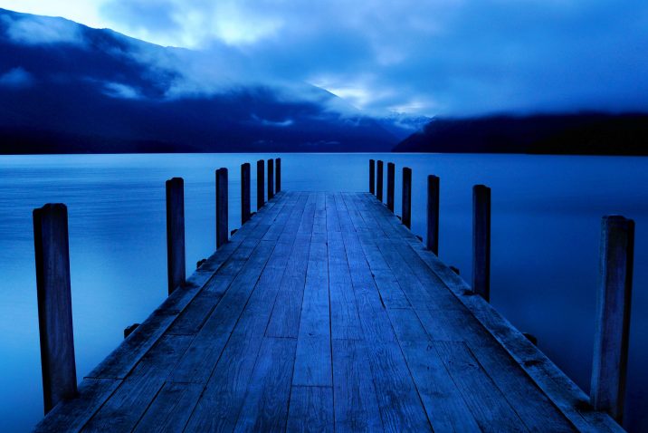 Silent dock on the water - Journey to Silence