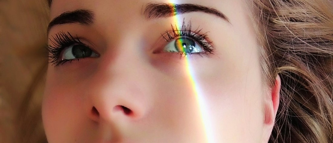 Woman with light on her face - Intuitively Making Smart Decisions