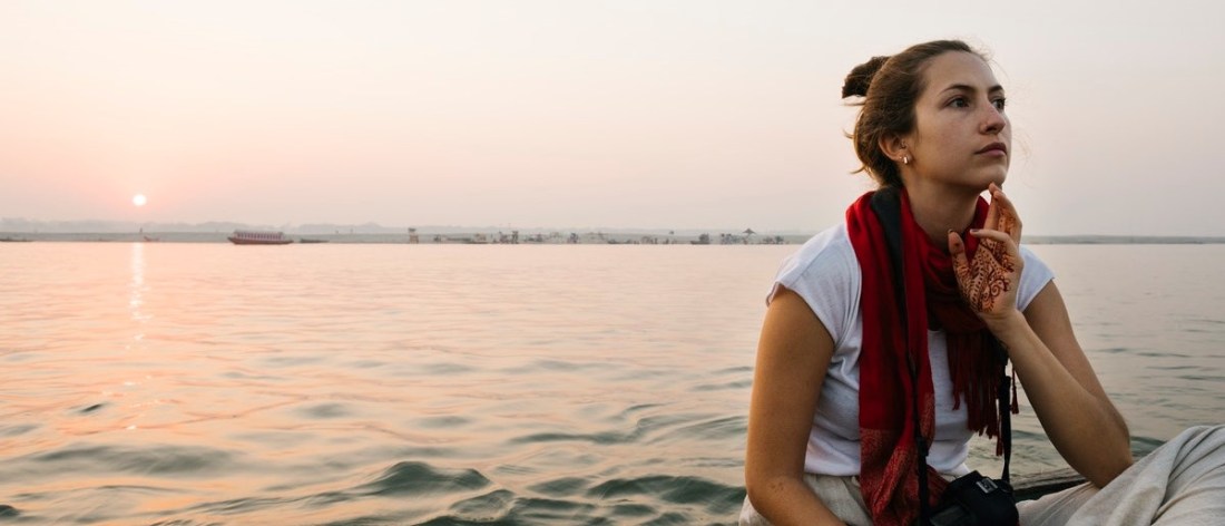 Woman in boat - Precious Human Life